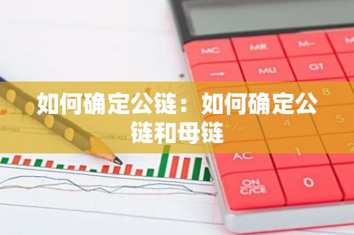 如何确定公链：如何确定公链和母链