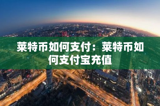 莱特币如何支付：莱特币如何支付宝充值