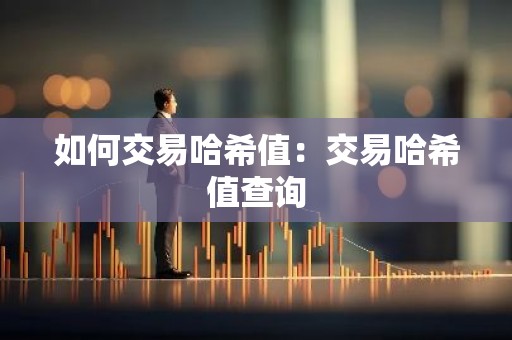 如何交易哈希值：交易哈希值查询
