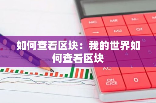 如何查看区块：我的世界如何查看区块