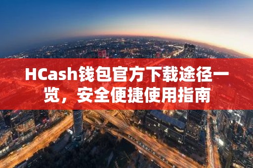 HCash钱包官方下载途径一览，安全便捷使用指南