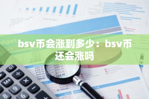 bsv币会涨到多少：bsv币还会涨吗