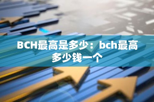 BCH最高是多少：bch最高多少钱一个