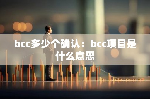 bcc多少个确认：bcc项目是什么意思