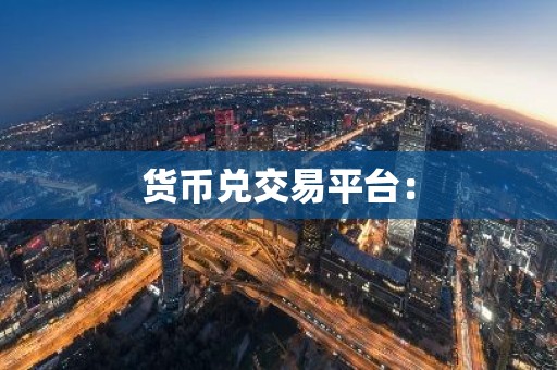 货币兑交易平台：