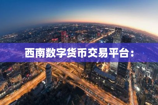 西南数字货币交易平台：