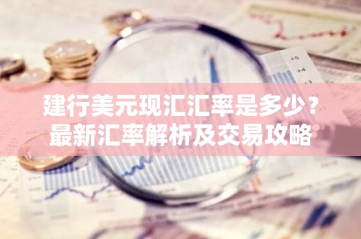 建行美元现汇汇率是多少？最新汇率解析及交易攻略