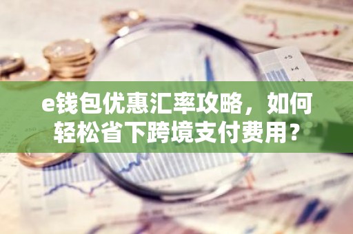 e钱包优惠汇率攻略，如何轻松省下跨境支付费用？