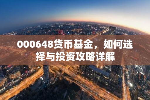 000648货币基金，如何选择与投资攻略详解