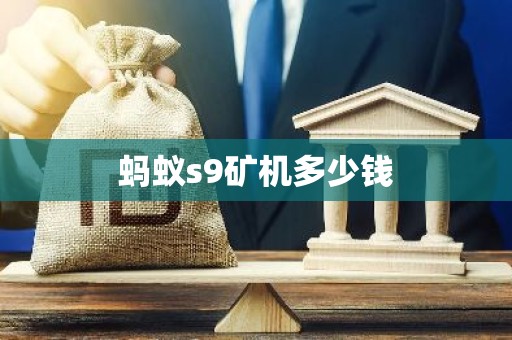 蚂蚁s9矿机多少钱