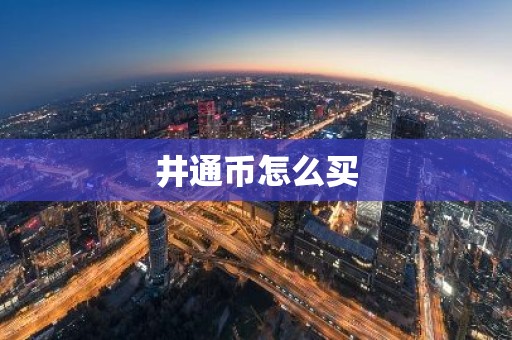 井通币怎么买