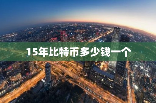 15年比特币多少钱一个