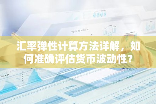 汇率弹性计算方法详解，如何准确评估货币波动性？