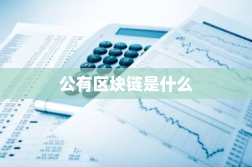 公有区块链是什么