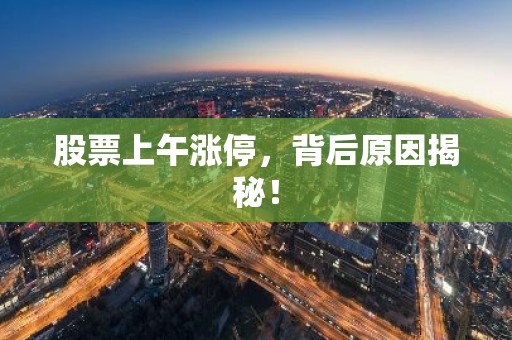 股票上午涨停，背后原因揭秘！