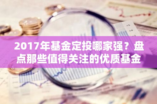 2017年基金定投哪家强？盘点那些值得关注的优质基金！