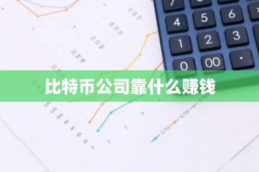 比特币公司靠什么赚钱