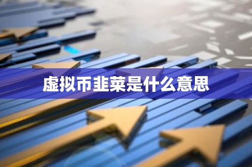 虚拟币韭菜是什么意思
