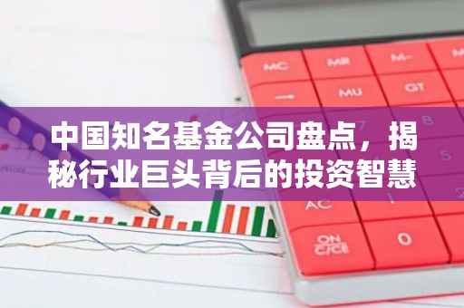 中国知名基金公司盘点，揭秘行业巨头背后的投资智慧