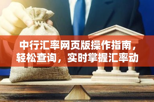 中行汇率网页版操作指南，轻松查询，实时掌握汇率动态