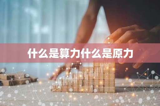 什么是算力什么是原力