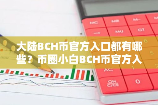 大陆BCH币官方入口都有哪些？币圈小白BCH币官方入口大全