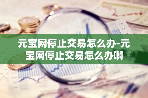 元宝网停止交易怎么办-元宝网停止交易怎么办啊