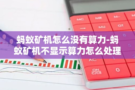 蚂蚁矿机怎么没有算力-蚂蚁矿机不显示算力怎么处理?