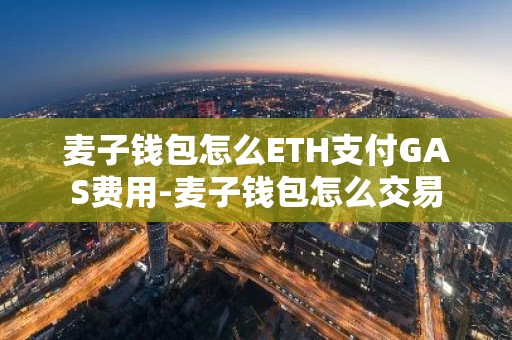麦子钱包怎么ETH支付GAS费用-麦子钱包怎么交易