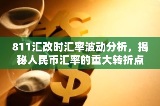 811汇改时汇率波动分析，揭秘人民币汇率的重大转折点