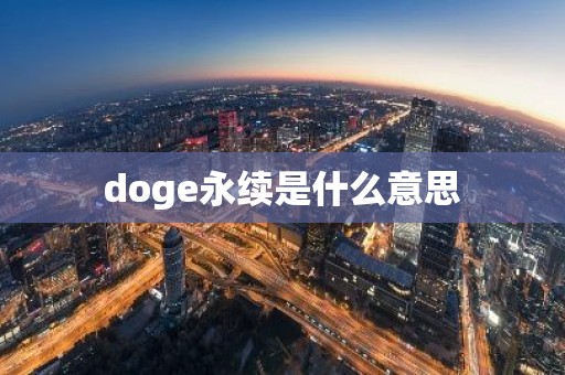 doge永续是什么意思