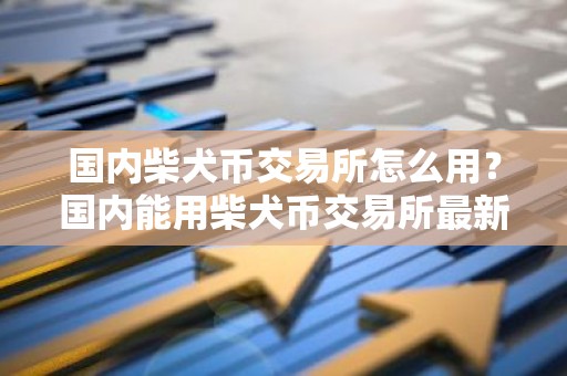 国内柴犬币交易所怎么用？国内能用柴犬币交易所最新排名