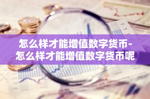 怎么样才能增值数字货币-怎么样才能增值数字货币呢