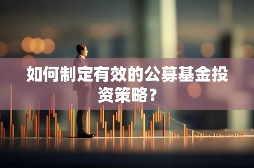 如何制定有效的公募基金投资策略？
