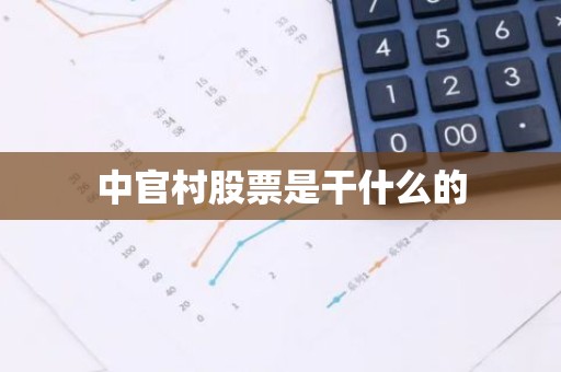 中官村股票是干什么的