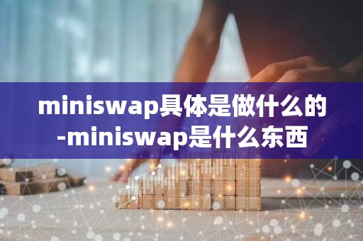 miniswap具体是做什么的-miniswap是什么东西