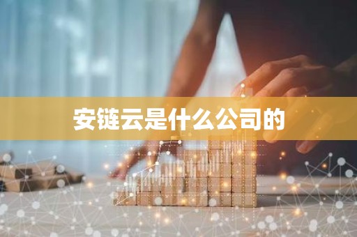 安链云是什么公司的