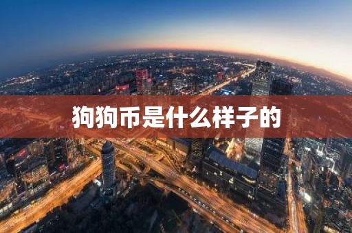狗狗币是什么样子的