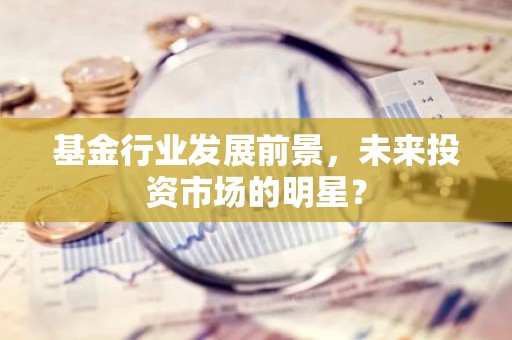 基金行业发展前景，未来投资市场的明星？