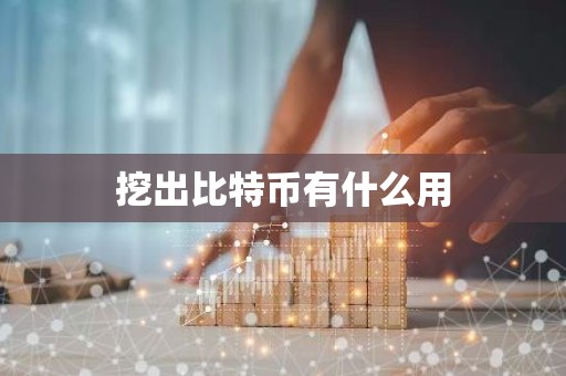 挖出比特币有什么用