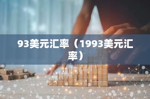 93美元汇率（1993美元汇率）