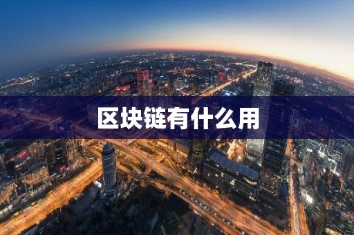 区块链有什么用