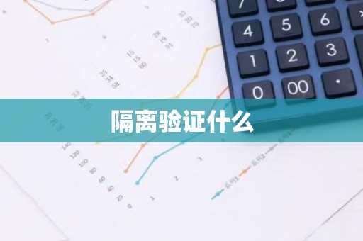 隔离验证什么