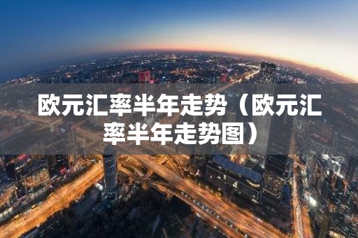 欧元汇率半年走势（欧元汇率半年走势图）