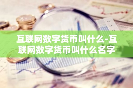 互联网数字货币叫什么-互联网数字货币叫什么名字