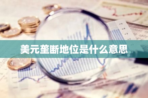 美元垄断地位是什么意思