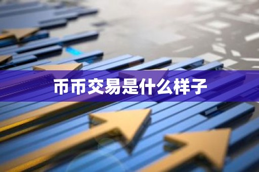 币币交易是什么样子