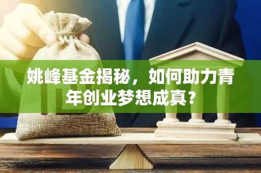 姚峰基金揭秘，如何助力青年创业梦想成真？