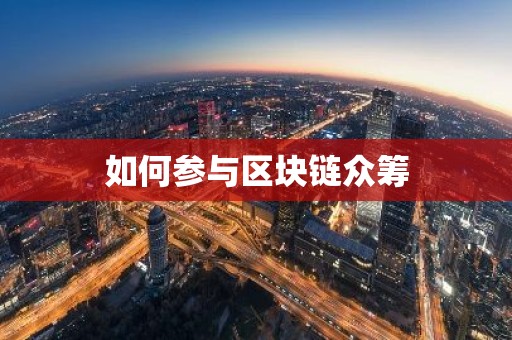 如何参与区块链众筹