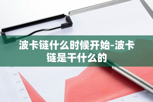 波卡链什么时候开始-波卡链是干什么的